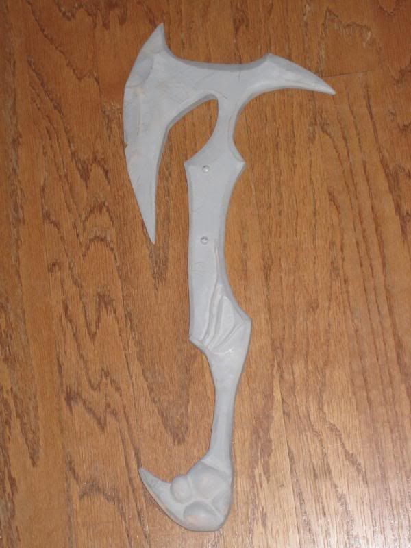 Skyrim Orc war axe and mace completed!